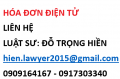 Luật sư ĐỖ TRỌNG HIỀN 0909164167 – 0917303340 hien.lawyer2015@gmail.com nghiepvuketoan.vn dogialuat.vn
