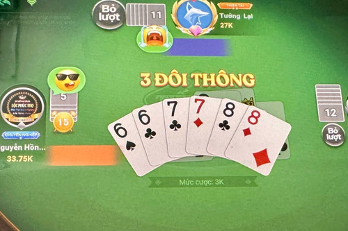 Cách Đánh Tiến Lên Miền Nam Sunwin Khi Sở Hữu 3 Đôi Thông Để Ăn Tiền